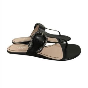 Gucci dionysus buckle thong flip flop sandals